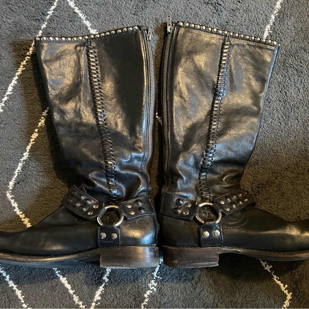 FRYE - knee high harness boot - size 9